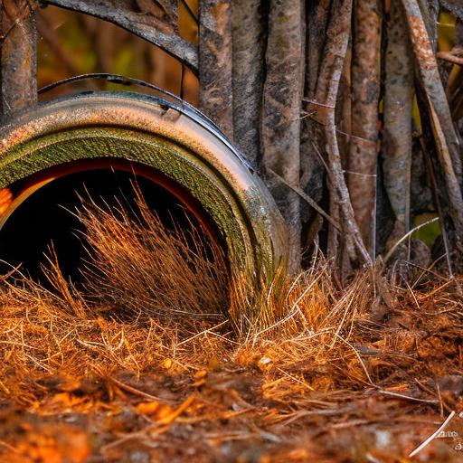 pit blind for deer hunting